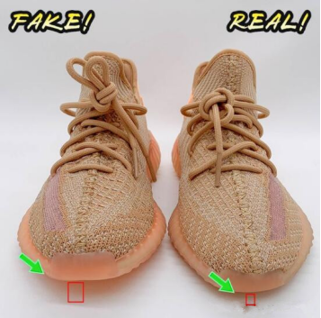 yeezy 350 v2 clay fake