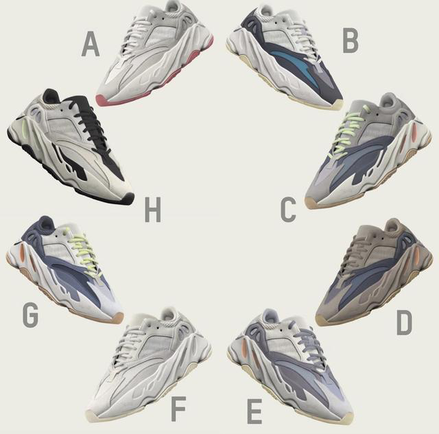 yeezy 700 colors